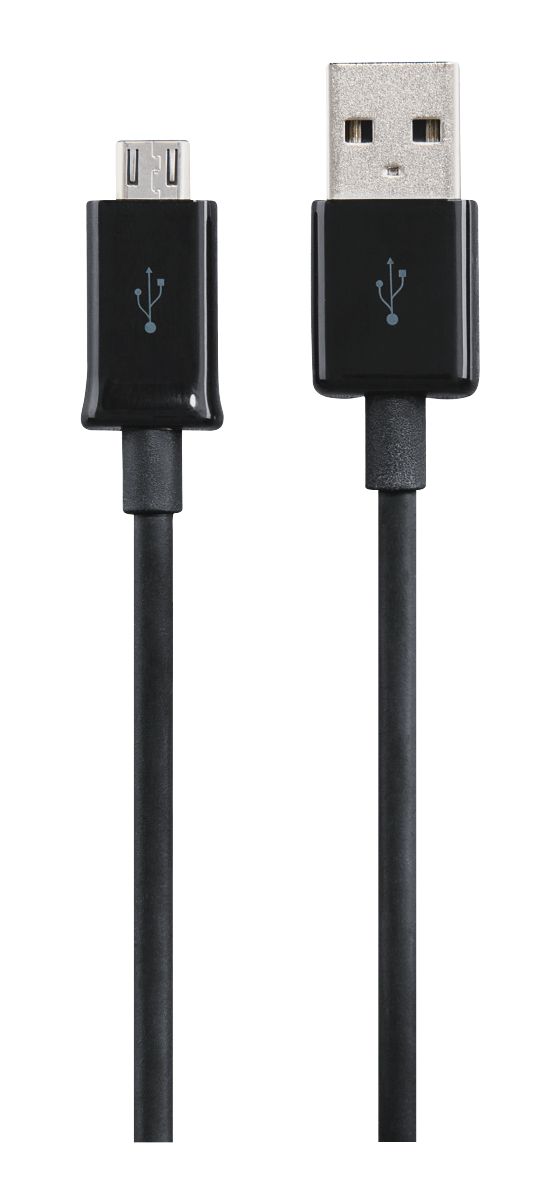 200904 0,48 Gbit/s Stecker USB A auf Micro-USB B 0,9 m  (Schwarz) 