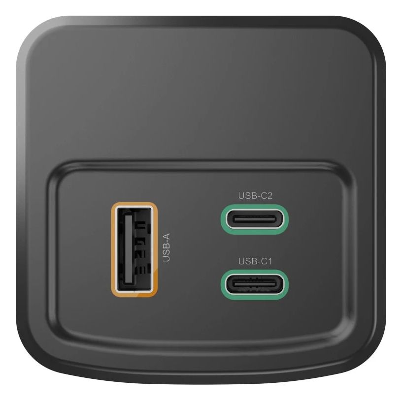 201742 Power Pack High Power 24000 mAh Powerbank USB Typ-C  (Grau) 