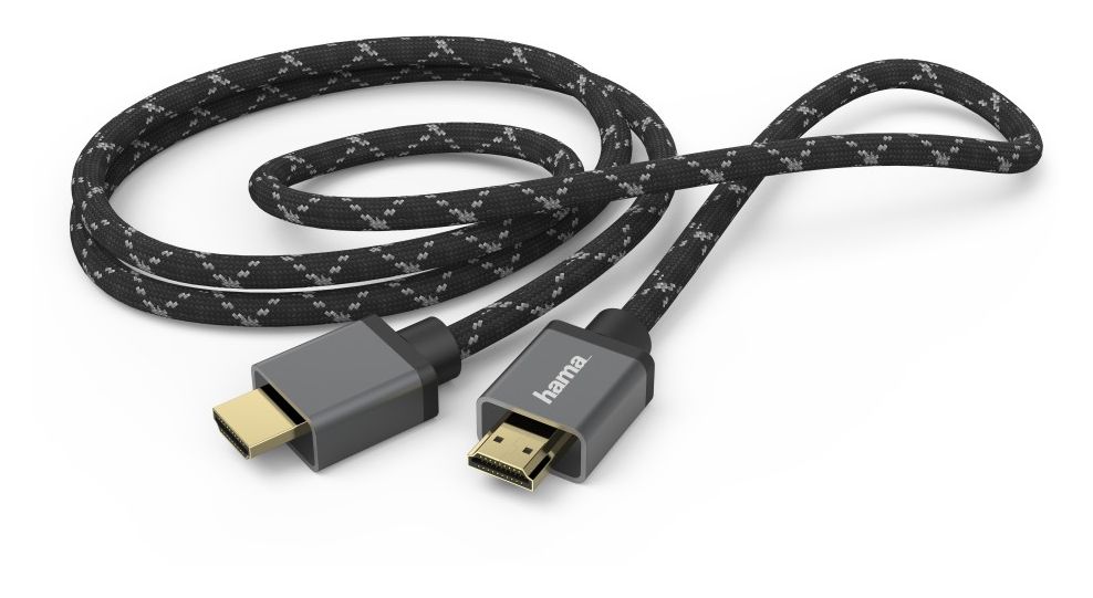 205240 48 Gbit/s Stecker Gerade HDMI auf HDMI Typ A (Standard) 3 m  (Schwarz, Grau) 