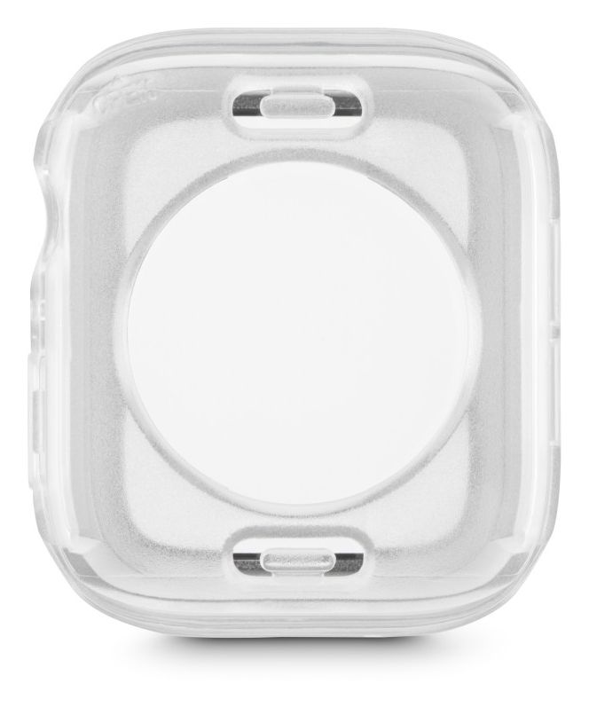 210919 Hülle Apple Watch 4/5/6/SE 1. Gen./SE 2. Gen (Schwarz, Transparent) 
