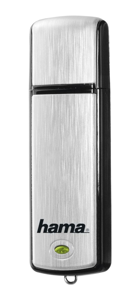 213106 Fancy USB Typ-A Stick 128 GB  (Schwarz, Silber) 