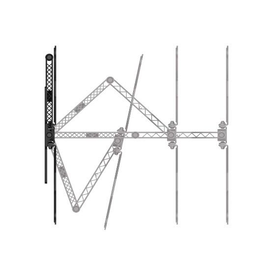 220849 schwenkbare Wand Halterung 180° bis 165,1 cm (65") 30 kg 6 - -6° neigbar 