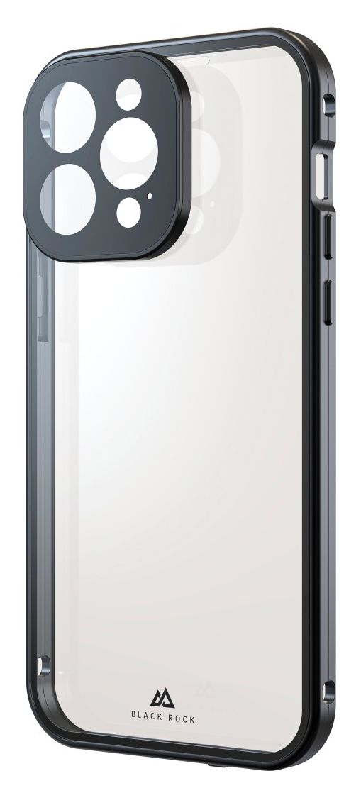 221285 360° Glass Cover für Apple iPhone 15  Pro Max  (Schwarz) 