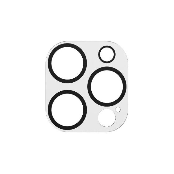 222743 Cam Protect Kameraobjektivschutz gehärtetes Glas 9H für  Apple iPhone 15 Pro / 15 Pro Max Bruchfest, Schlagfest, Schlagfest, Kratzresistent, Splitterfrei, Schockresistent 