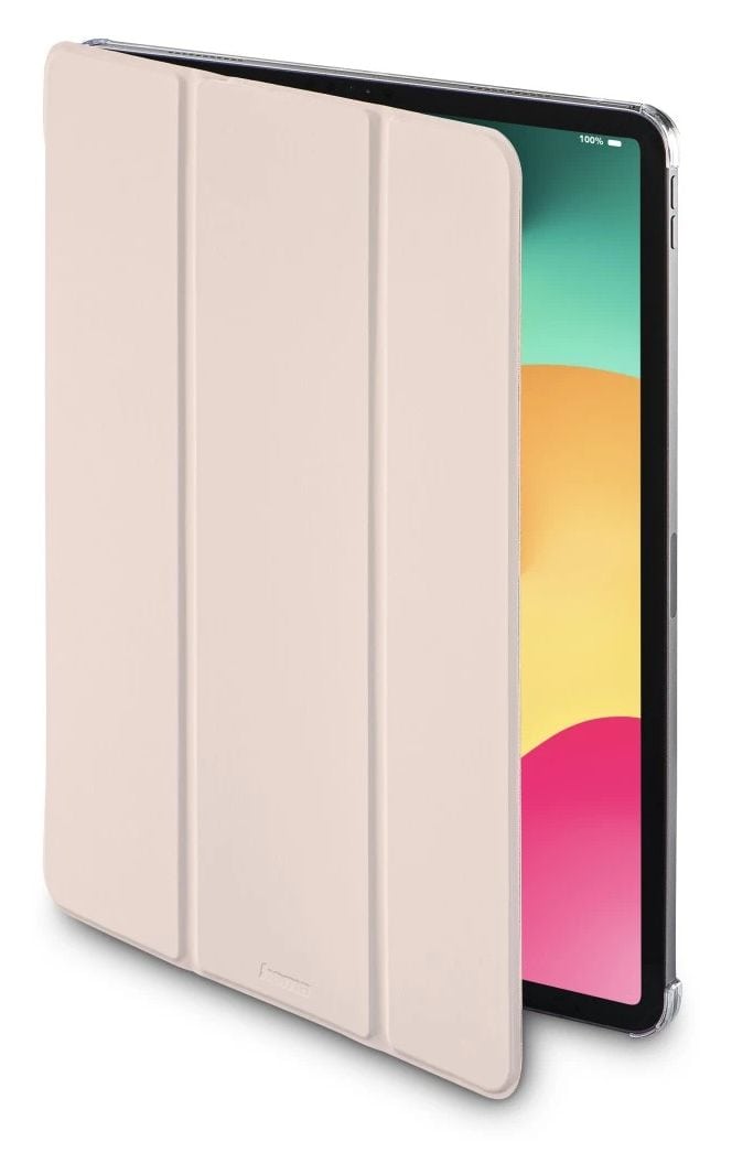 227046 Fold Clear Folio aus Kunststoff für Apple iPad Pro 13" (2024) bis 33 cm (13") Schmutzabweisend, Staubresistent, Kratzresistent mit Magnetverschluss (Pink, Transparent) 