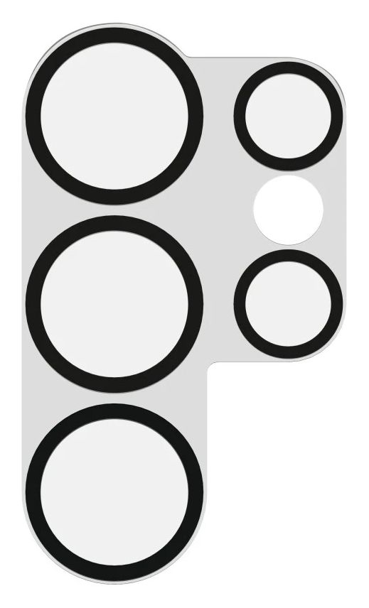 228525 Cam Protect Kameraobjektivschutz gehärtetes Glas 9H für  Samsung Galaxy S25 Ultra Fallbeständig, Schlagfest, Schlagfest, Kratzresistent, Splitterfrei, Stoßfest 