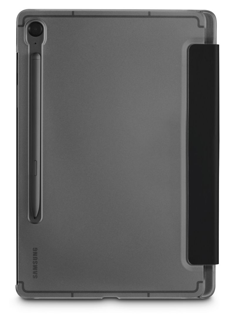 231025 Fold Clear Folio aus Polycarbonat (PC), Polyurethan für Samsung Galaxy Tab S10 Lite (10.9") bis 27,7 cm (10.9") mit Magnetverschluss (Schwarz) 
