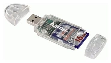 00091092 USB-2.0-Kartenleser "8in1" SD/microSD 
