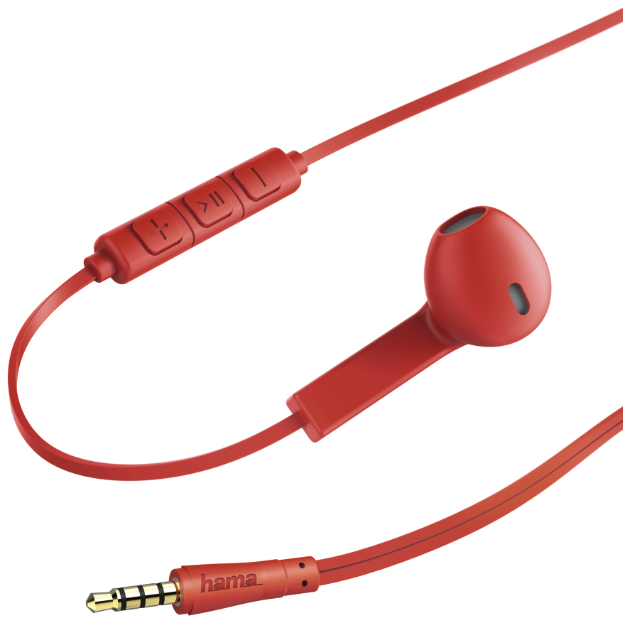 184040 Advance In-Ear Kopfhörer Kabelgebunden (Rot) 