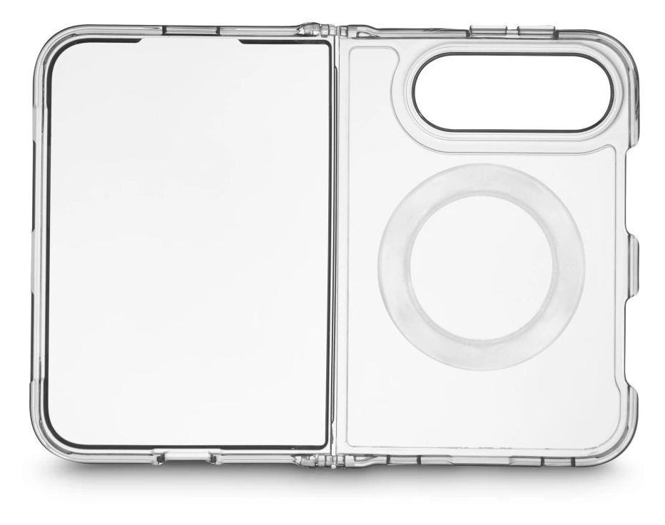 232487 Clear Stand Cover für Apple iPhone Duo  (Transparent) 