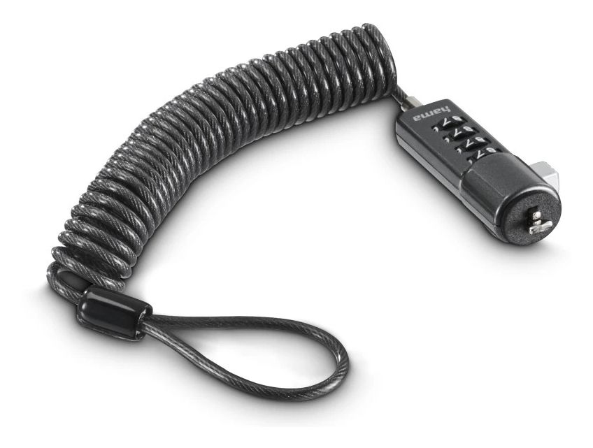 Combination Lock for Netbooks, 4 digits, anthracite 