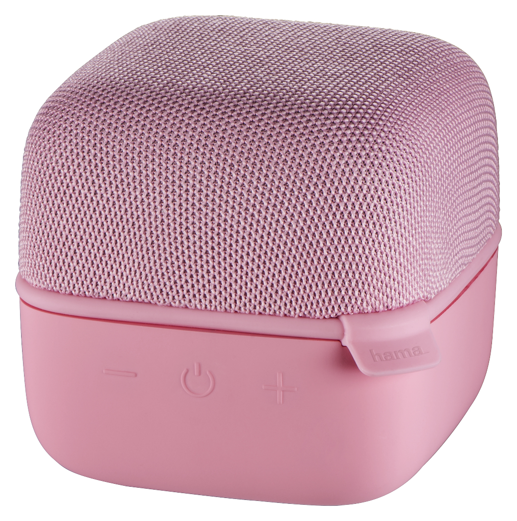 Hama 173158 Cube Bluetooth Lautsprecher (Pink) von expert Technomarkt