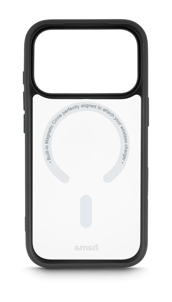 232466 Frame Protect Cover für Apple iPhone 17 Pro Max / 18 Pro Max (Schwarz, Transparent) 