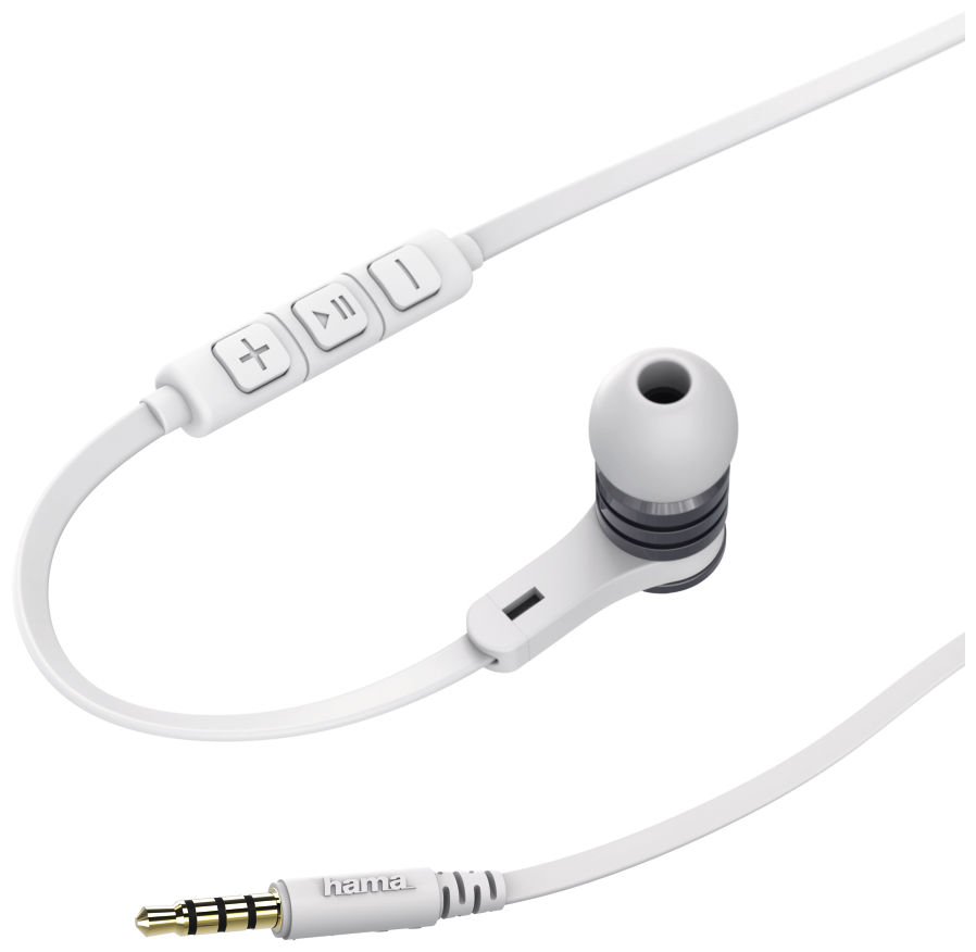184019 Intense In-Ear Kopfhörer Kabelgebunden (Silber, Weiß) 