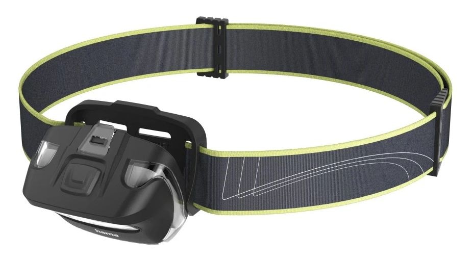 LED-Stirnlampe "HL110", Batterien, COB, Kopflampe zum Joggen, Sport, 2 Modi 