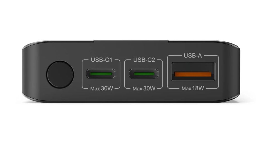 201782 Power Pack PD 10 Alu 10000 mAh Powerbank USB Typ-C  (Anthrazit) 