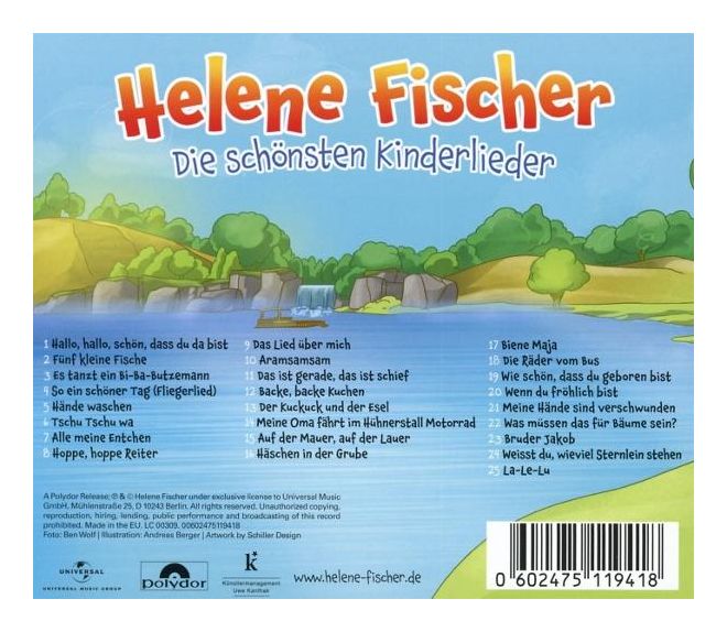 Helene Fischer - Die schönsten Kinderlieder (CD) 