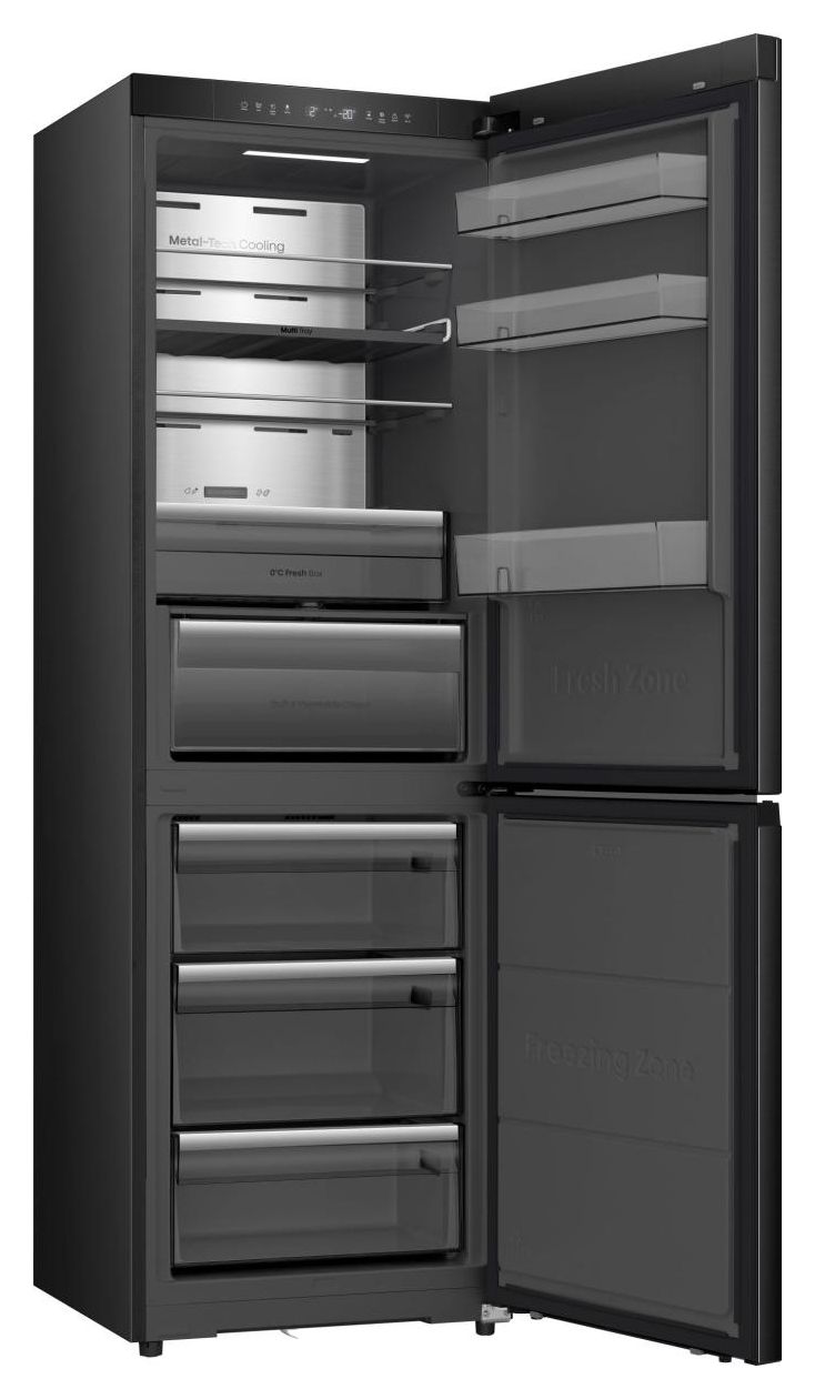 RB5K330GSFC 190 l / 115 l Kühl-Gefrierkombi freistehend NoFrost 165 kWh Jahr  (Schwarz) 