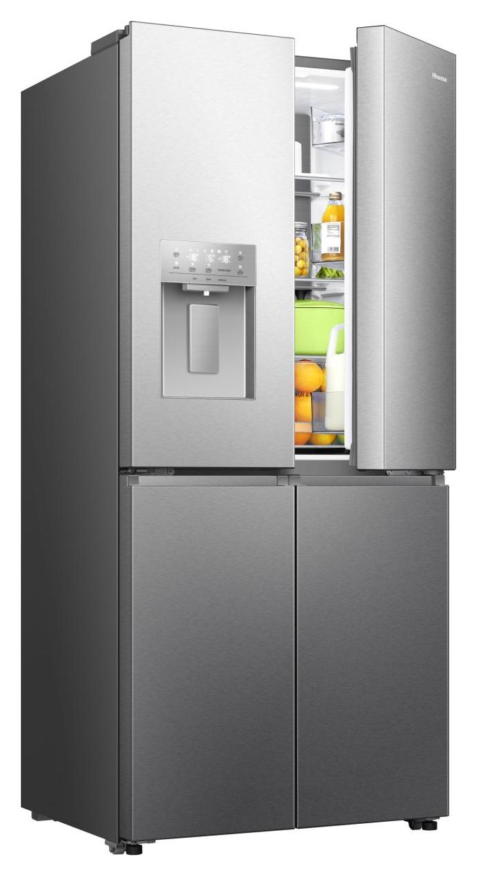 RQ5P470SYID Side-by-Side Kühl-/ Gefrierkombination 304 l / 87 l 235 kWh NoFrost 1785 mm x 794 mm  (Grau, Edelstahl) 