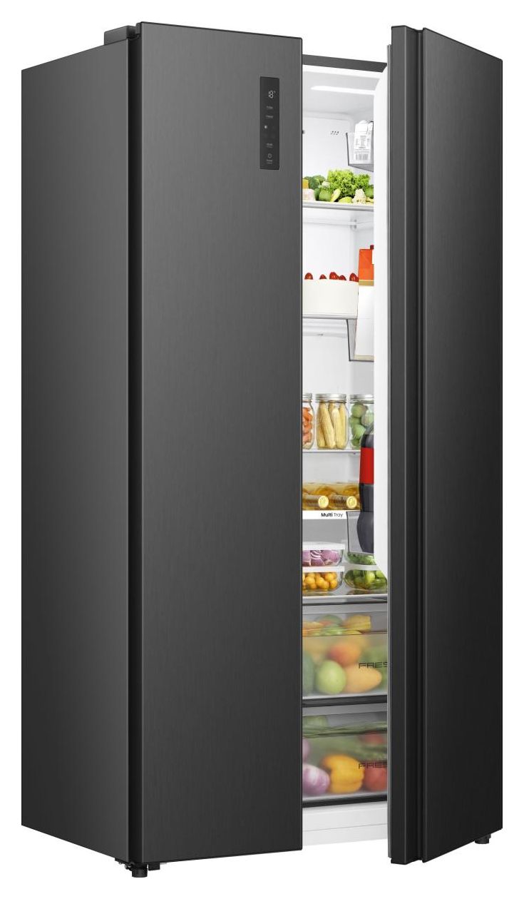 RS3P558NEFC Side-by-Side Kühl-/ Gefrierkombination 347 l / 197 l 204 kWh NoFrost 1786 mm x 911 mm  (Schwarz) 