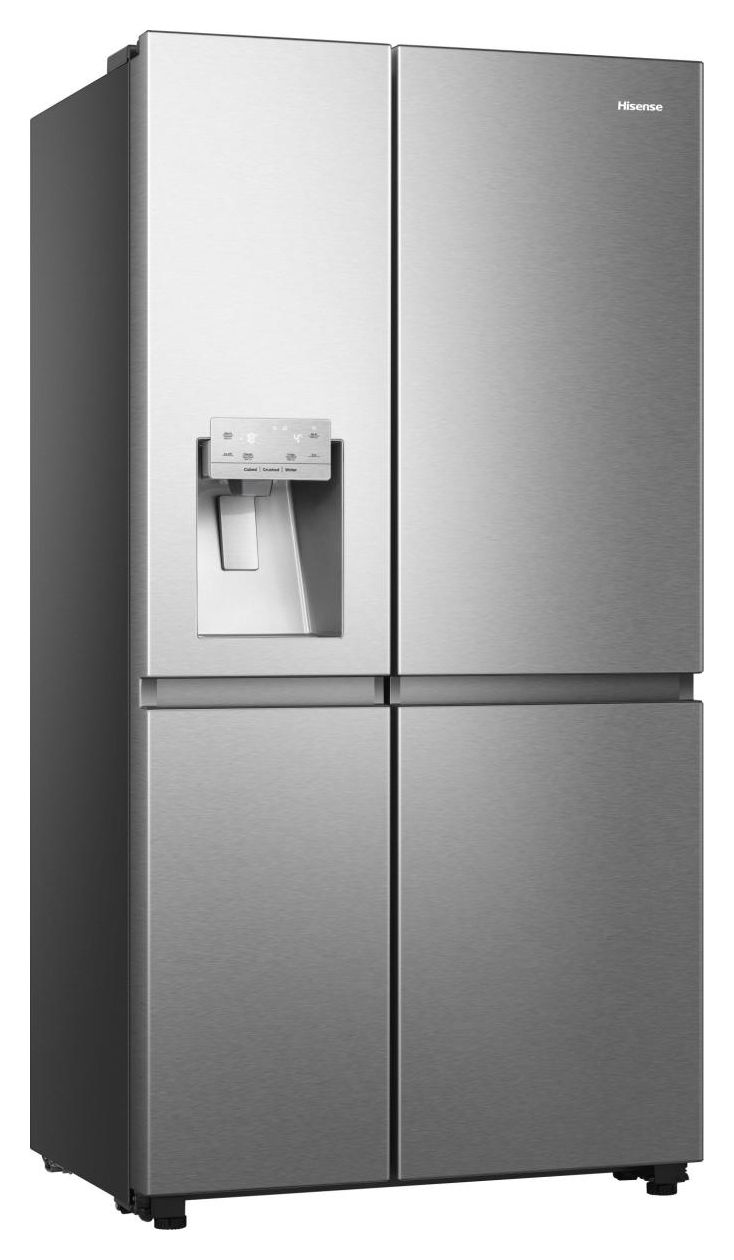 RS818N4TIC Side-by-Side Kühl-/ Gefrierkombination 417 l / 200 l 221 kWh NoFrost 1795 mm x 910 mm  (Grau, Edelstahl) 