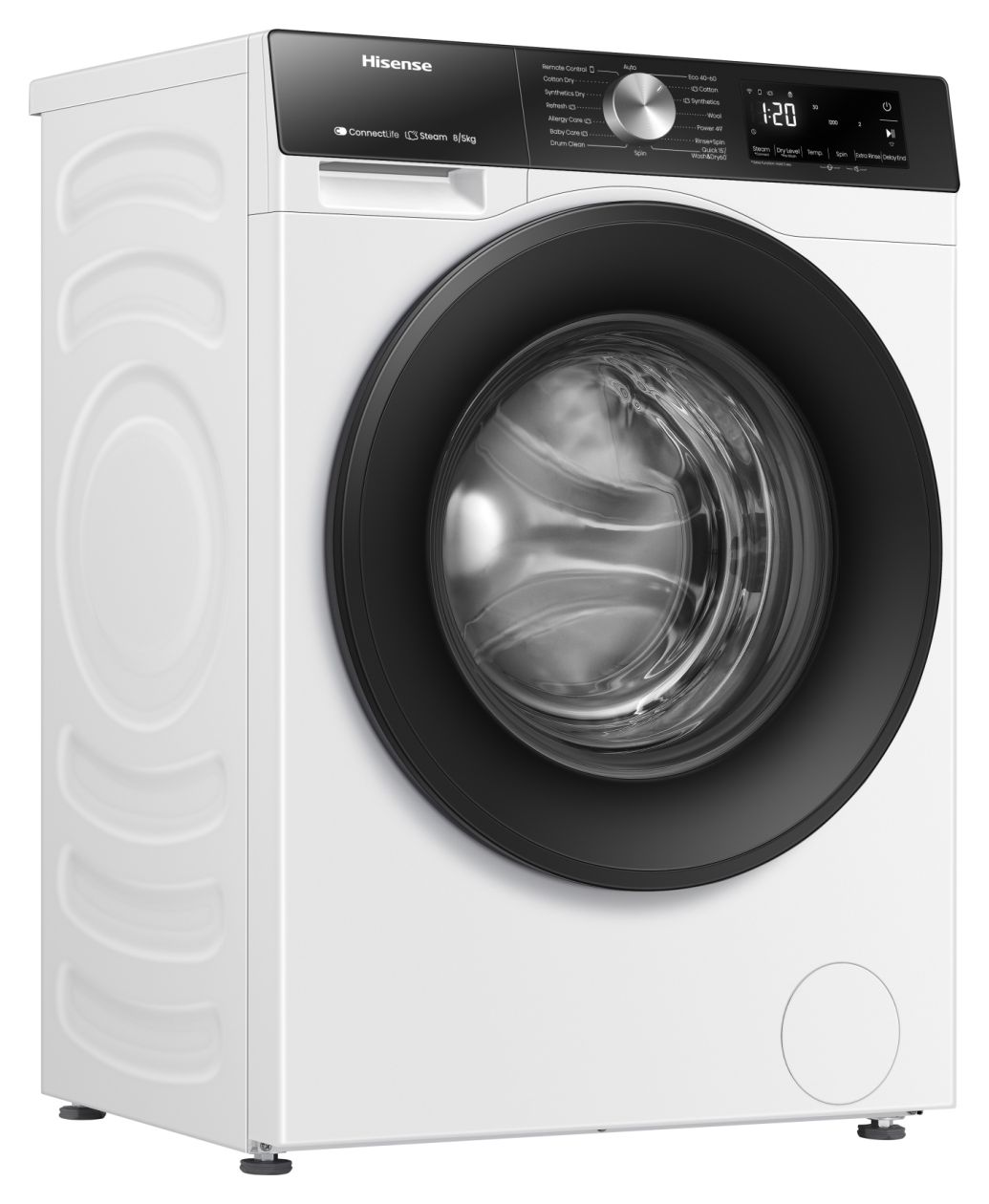 WD3S8043BW3 8 kg 5 kg Kondensations Waschtrockner 1400 U/min 