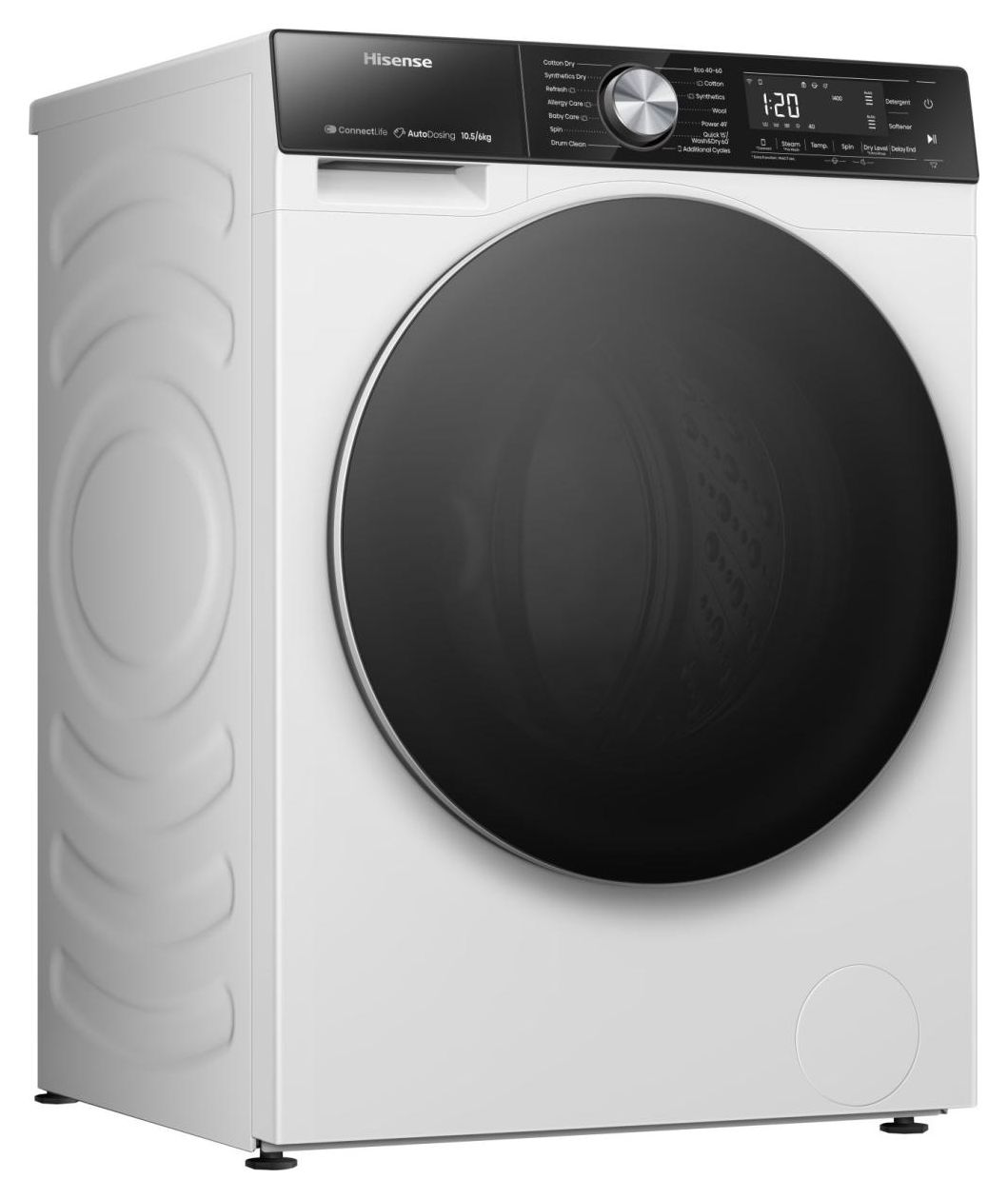 WD5S1045BW 10,5 kg 6 kg Kondensations Waschtrockner 1400 U/min 
