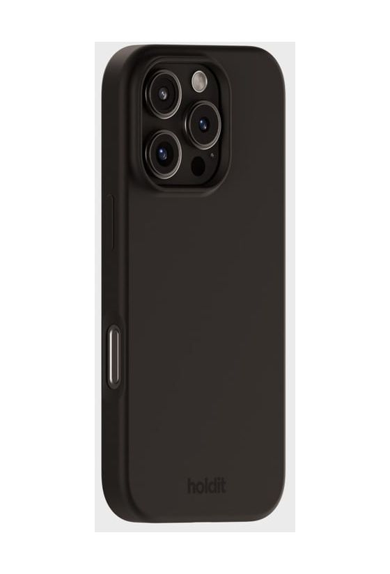 Silicone Case Cover für Apple iPhone 16 Pro Max  (Schwarz) 