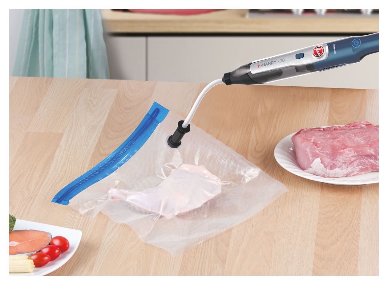 HH710BSS011 Handstaubsauger Beutellos bis 10 min Laufzeit 11,1 V EPA  (Blau) 