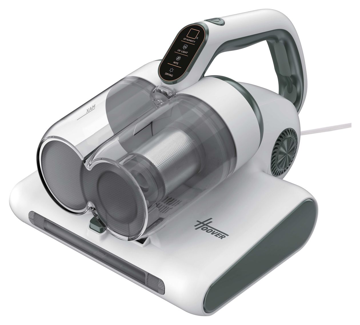 HMC510UV Milbensauger Handstaubsauger Beutellos Schaum  (Salbei, Weiß) 