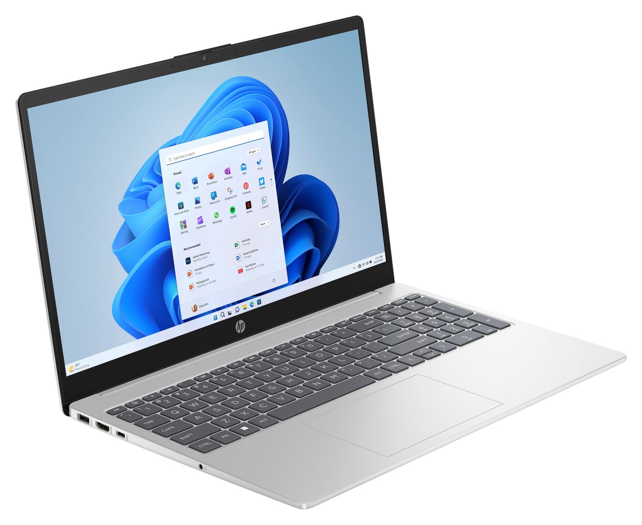 15-fd0511ng Full HD Notebook 39,6 cm (15.6 Zoll) 1920 x 1080 Pixel 4 GB Ram 128 GB UFS Windows 11 Home in S mode Intel® N max. 3,4 GHz  (Silber) 