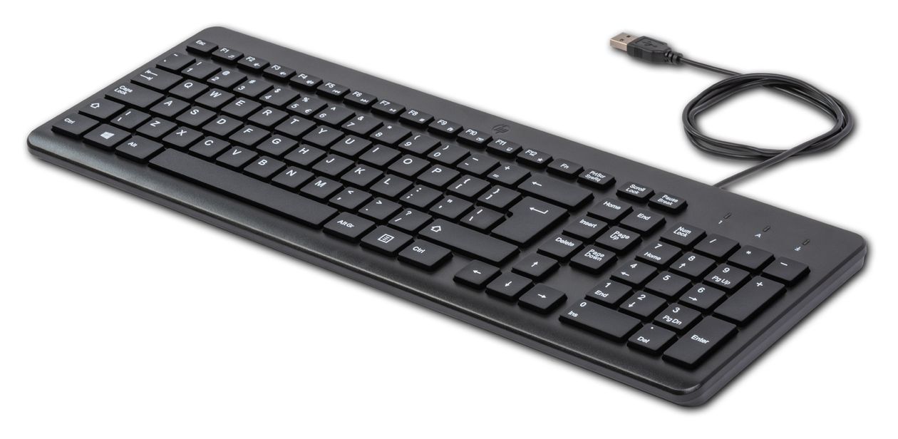 150 Universal Tastatur USB  (Schwarz) 