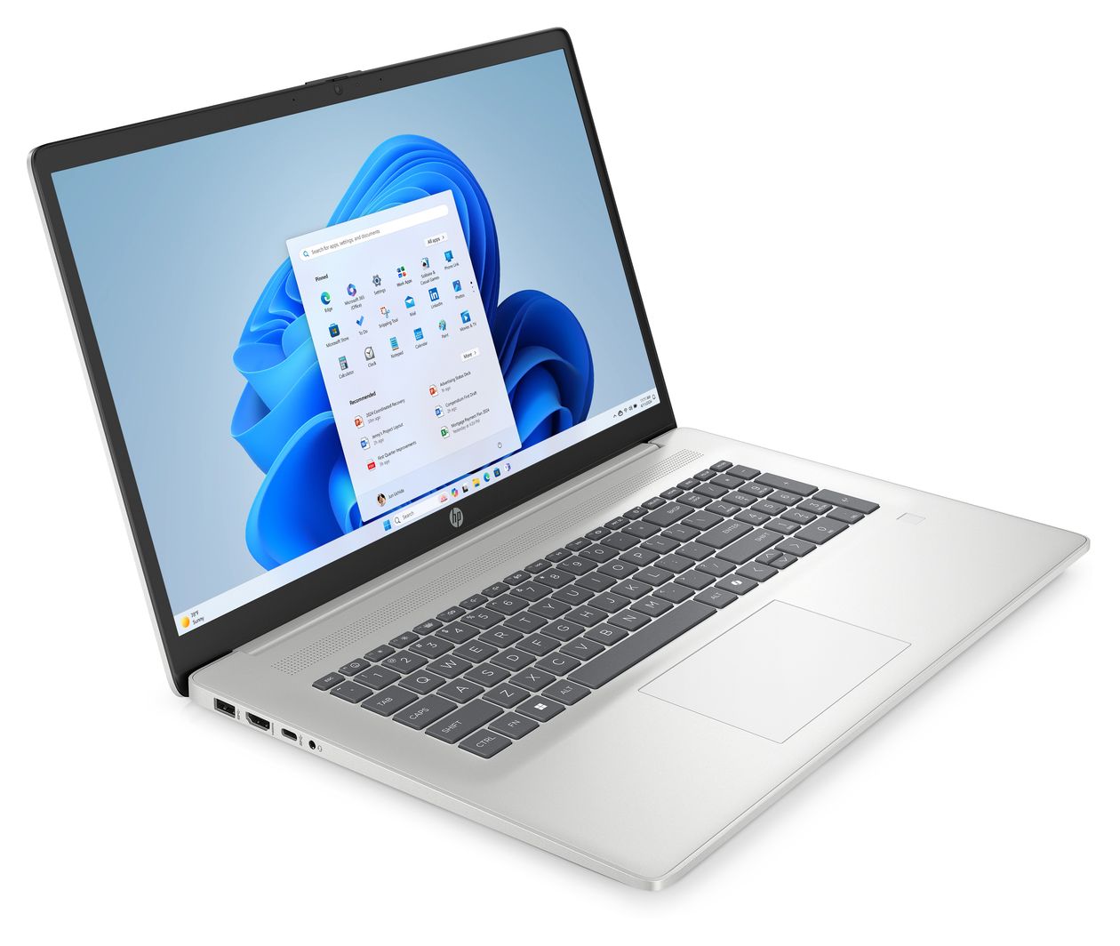 17-cp2750ng Full HD Notebook 43,9 cm (17.3 Zoll) 1920 x 1080 Pixel 512 GB SSD Windows 11 Home AMD Ryzen 5 max. 4,3 GHz  (Silber) 