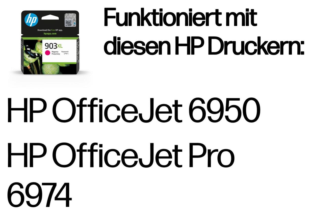 Nr.903XL Druckerpatronen Magenta 8,5 ml 