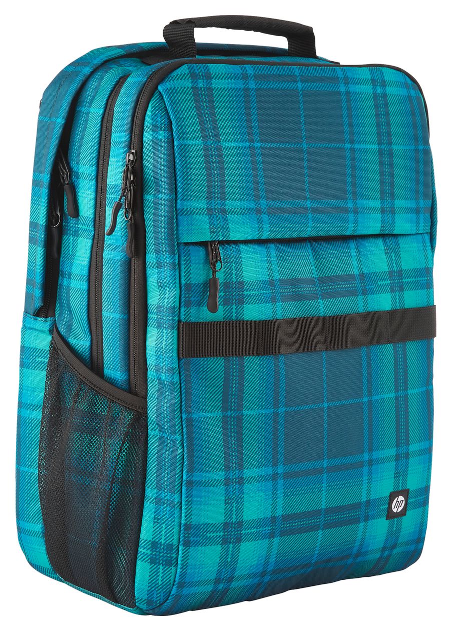 Campus XL Notebook-Rucksack Tartan Plaid bis 40,9 cm (16.1 Zoll) (Blau) 