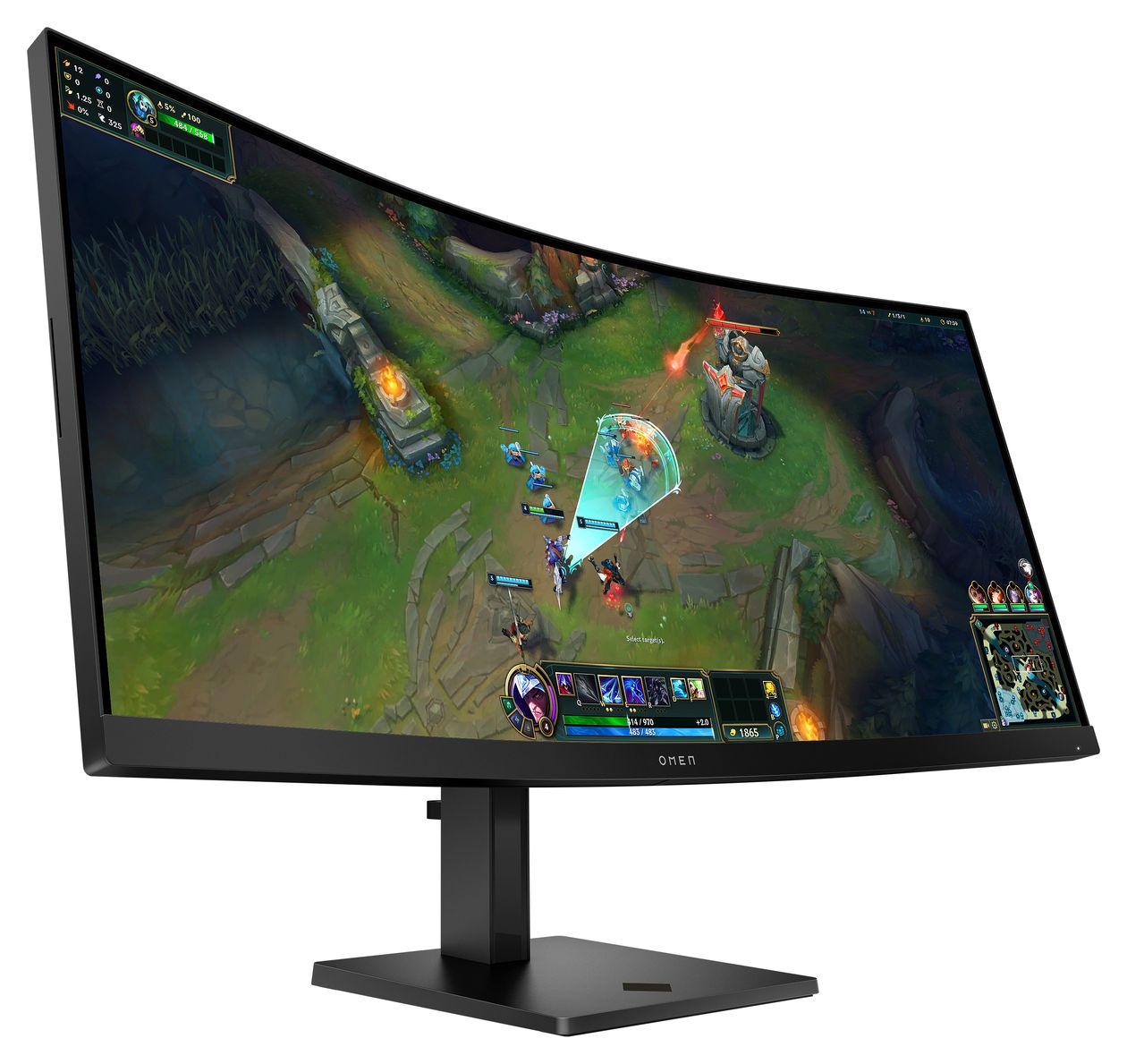 LCD  OMEN 34c G2 curved VA 34 86,4 cm WQHD 3440x1440 1ms 185 Hz 400 nits2xHDMIDPVESA 