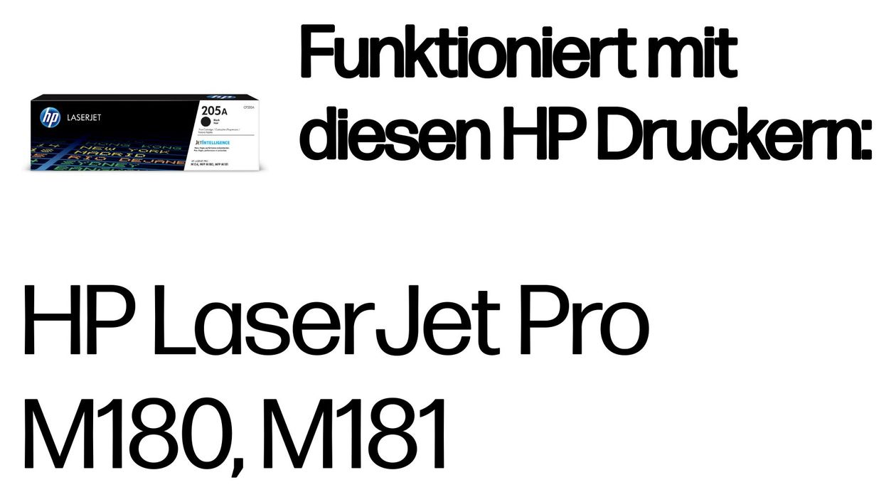 Nr.205A Druckerpatronen Schwarz 