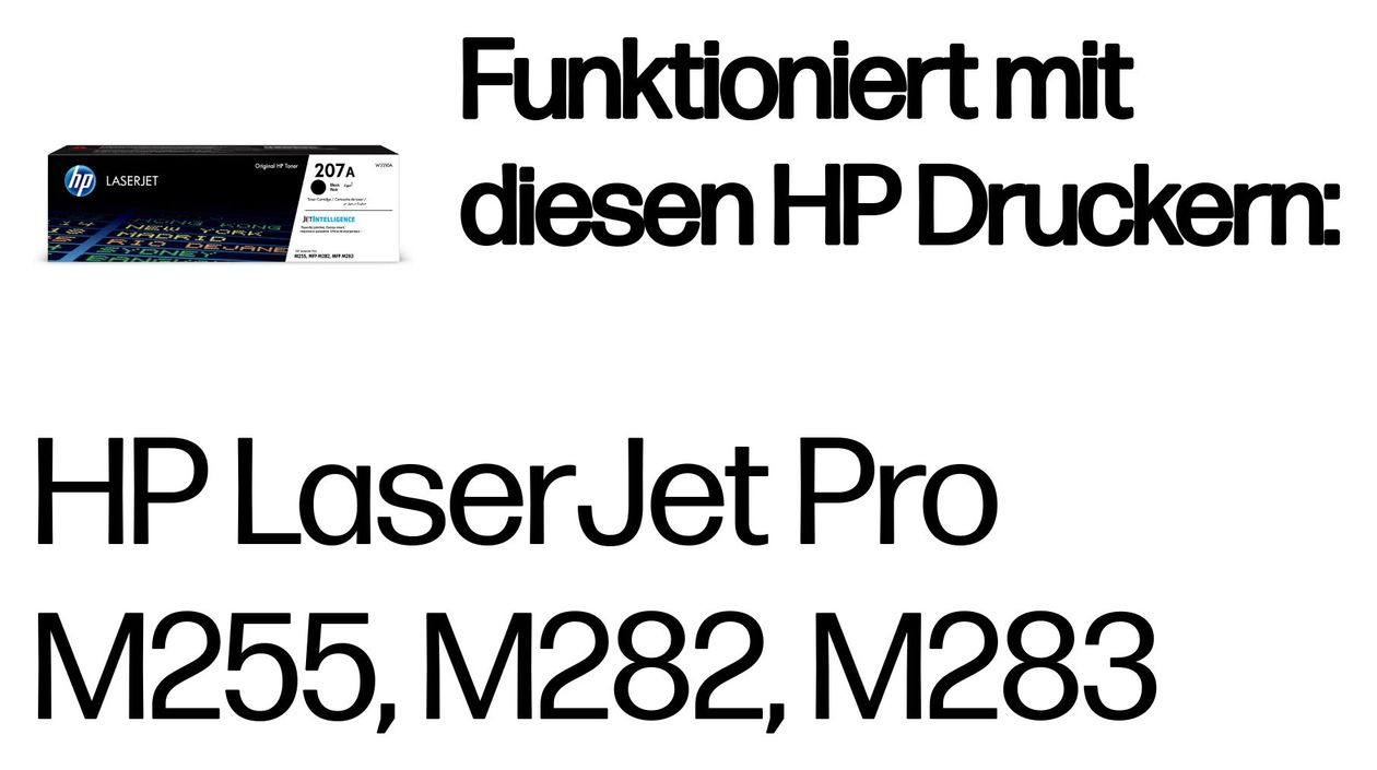 Nr.207A Druckerpatronen Schwarz 