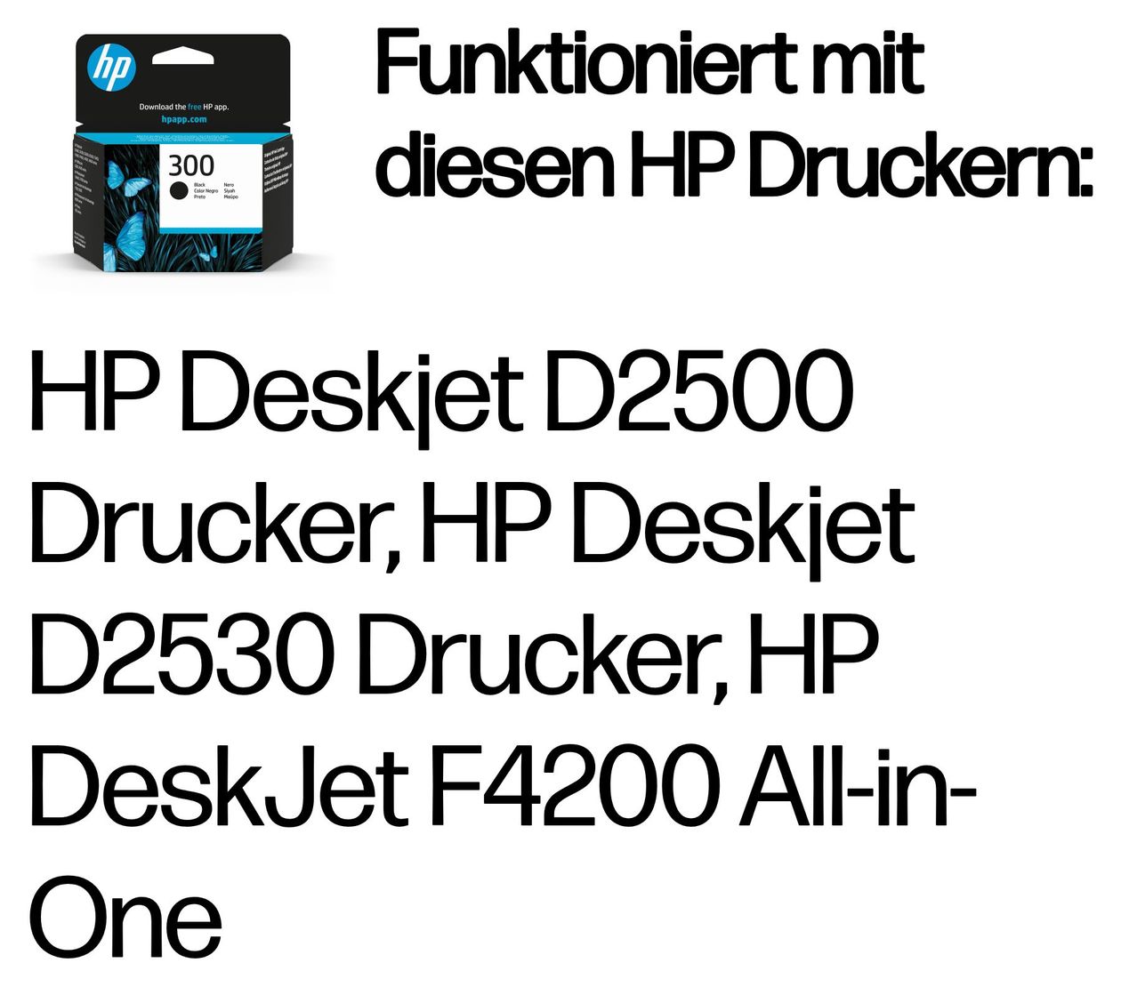 Nr.300 Druckerpatrone Schwarz 200 Seiten 