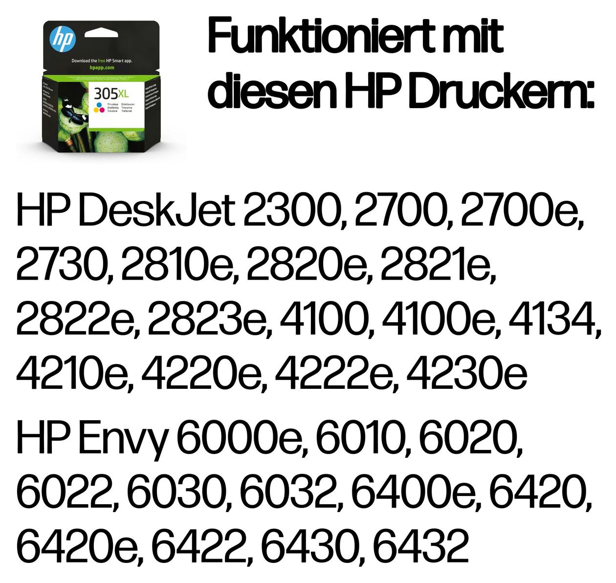 Nr.305XL originale Druckerpatrone Cyan, Magenta, Gelb 5 ml 