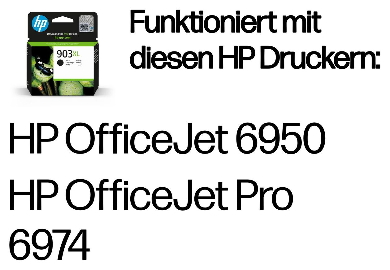 Nr.903XL Druckerpatronen Schwarz 750 Seiten 
