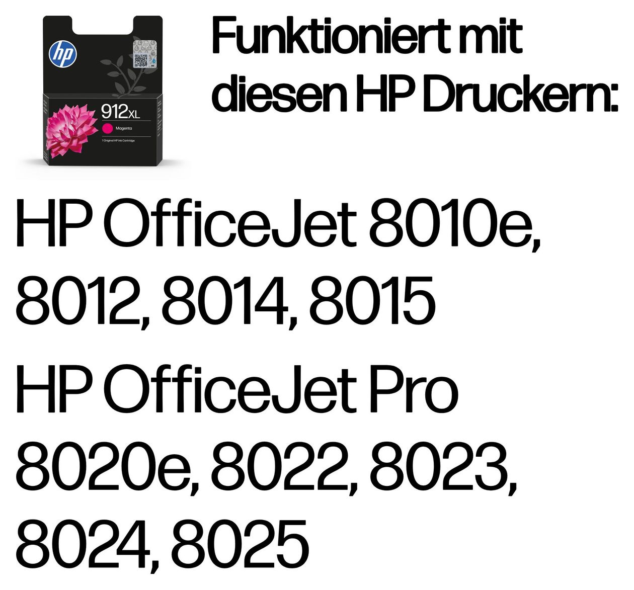 Nr.912XL originale Druckerpatronen Magenta 9 ml 