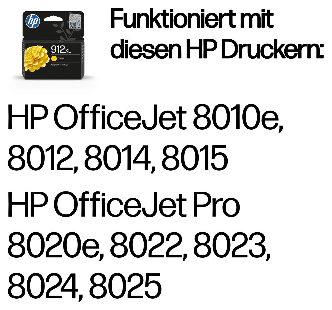 Nr.912XL originale Druckerpatronen Gelb 8,5 ml 