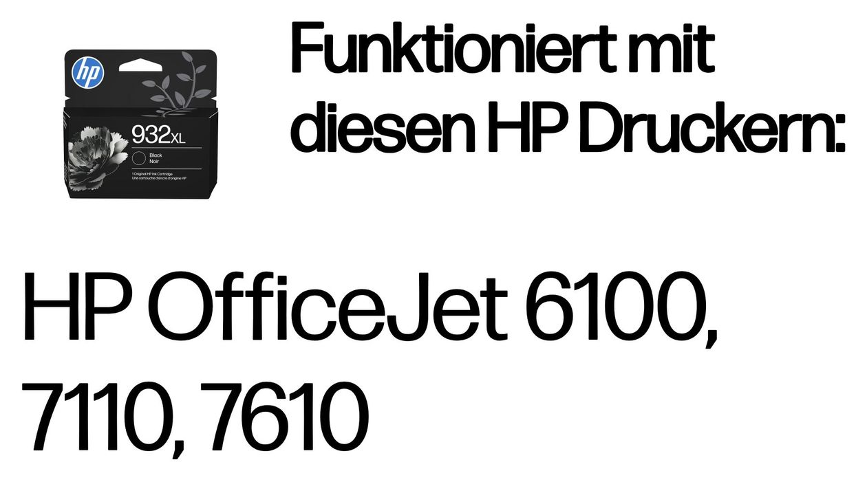 Nr.932XL originale Druckerpatronen Schwarz 22,5 ml 1000 Seiten 