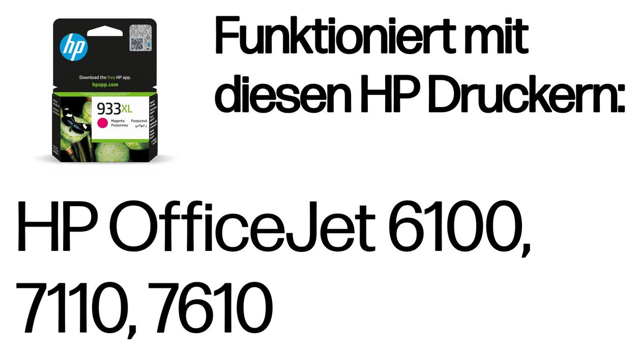 Nr.933XL Druckerpatronen Magenta 