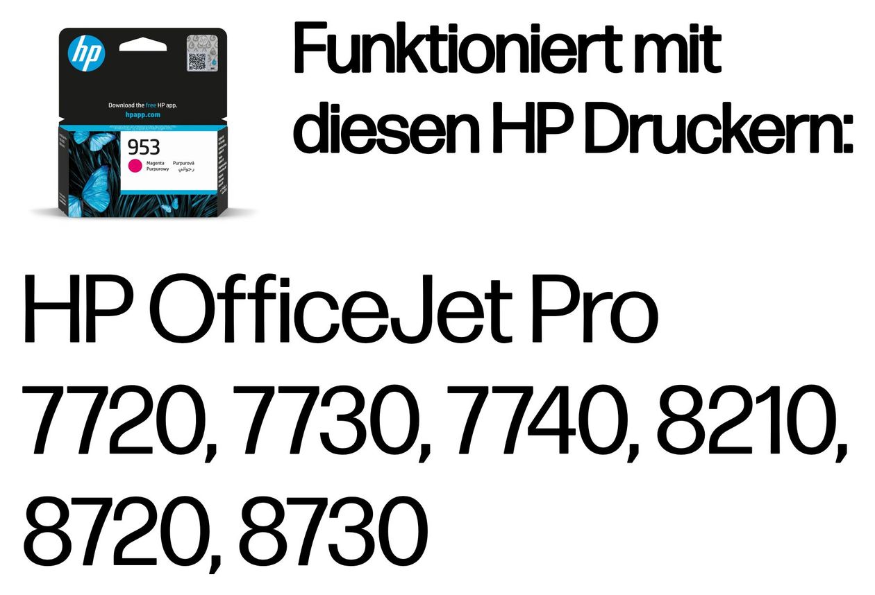 Nr.953 Druckerpatronen Magenta 9 ml 