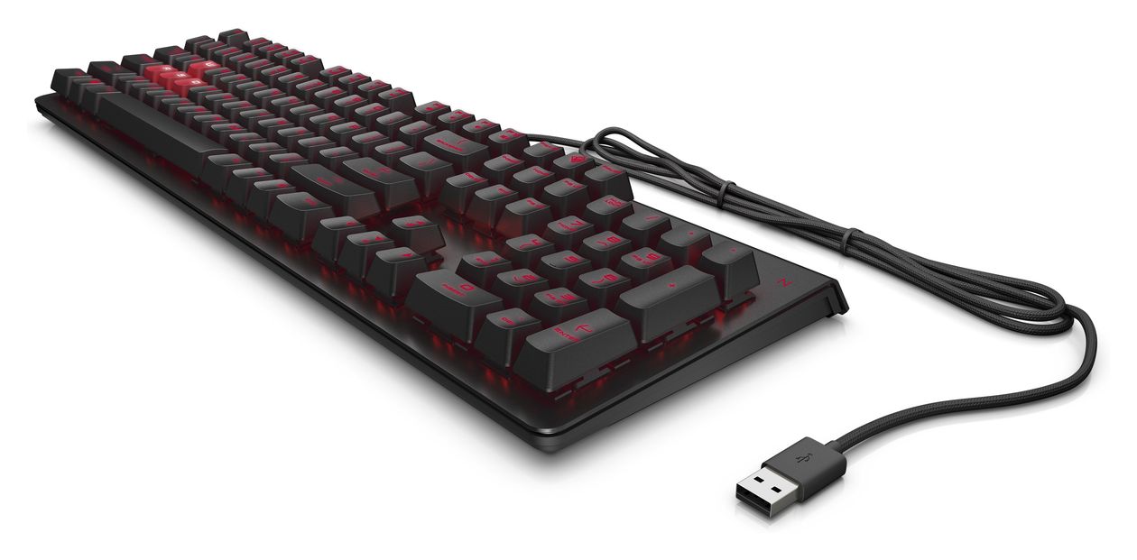 Omen Encoder Gaming Tastatur USB  (Schwarz) 