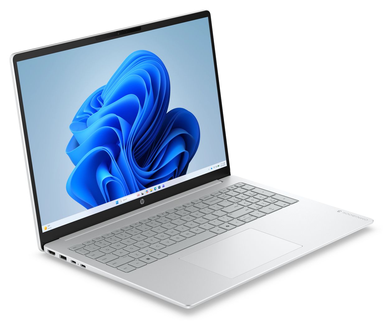 OmniBook 3 16-bu0650ng 2K Ultra HD Notebook 40,6 cm (16 Zoll) 1920 x 1200 Pixel 16 GB Ram 512 GB SSD Windows 11 Home Intel Core 5 max. 5 GHz intern  (Silber) 