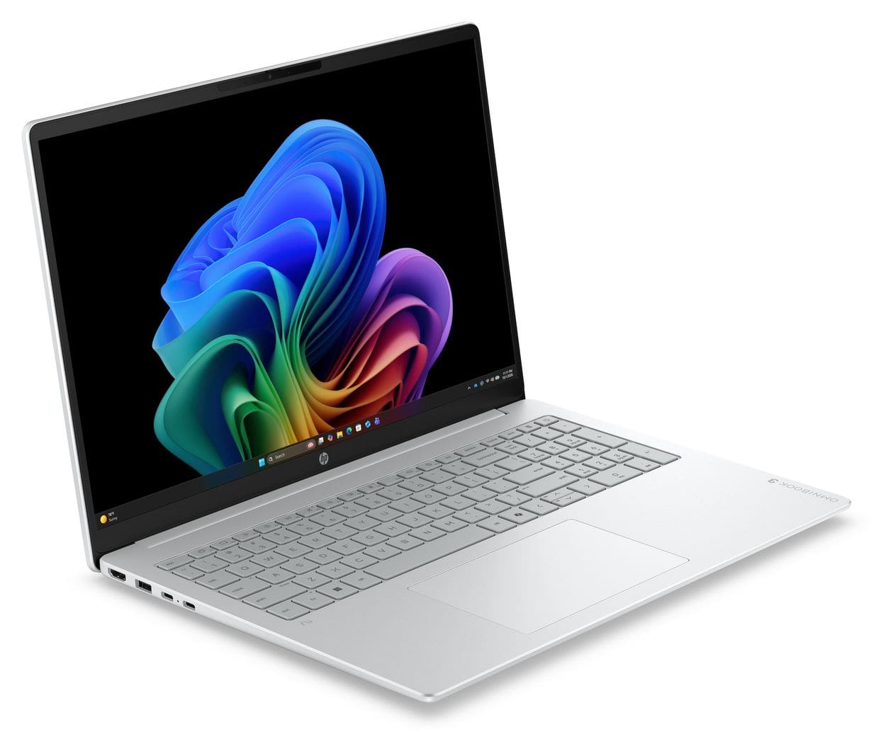 OmniBook 3 16-bz0610ng 2K Ultra HD Notebook 40,6 cm (16 Zoll) 1920 x 1200 Pixel 16 GB Ram 512 GB SSD Windows 11 Home Qualcomm Snapdragon max. 2,97 GHz  (Grau, Silber) 