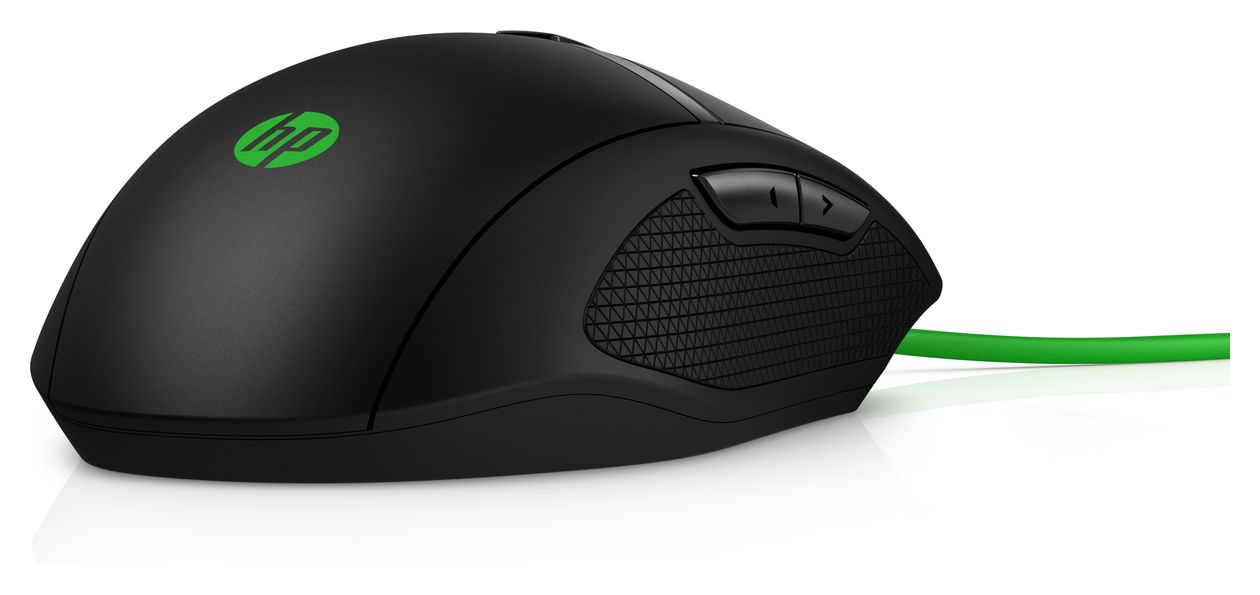Pavilion Gaming 300 5000 DPI Gaming Maus Optisch  (Schwarz, Grün) 